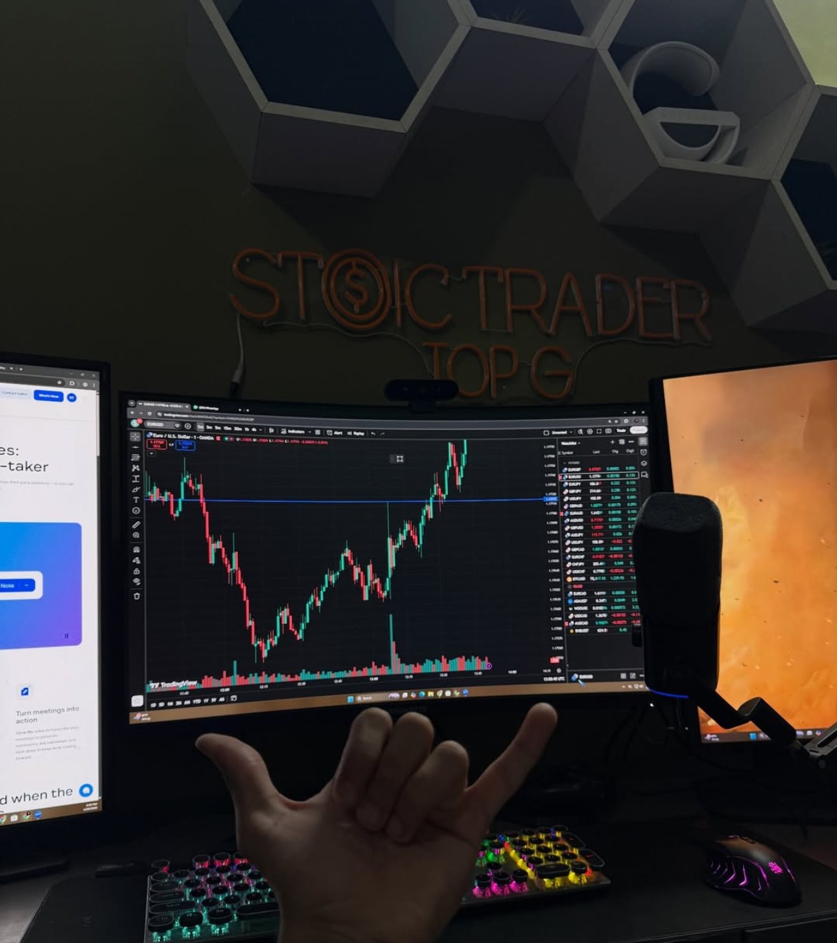 Trading battlestation